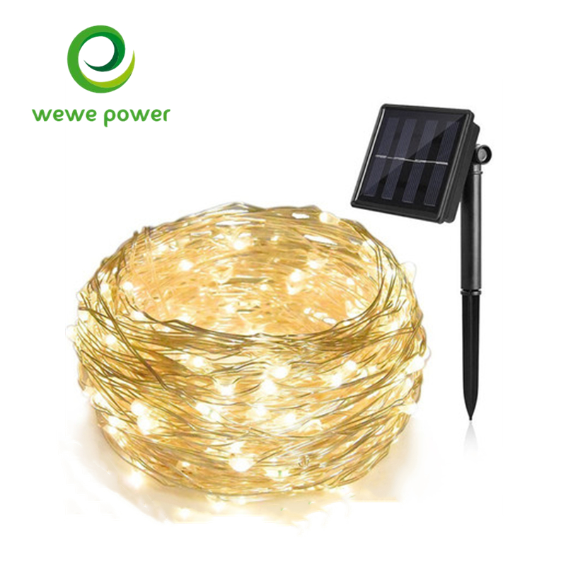solar string lights ourdoor garden lamp