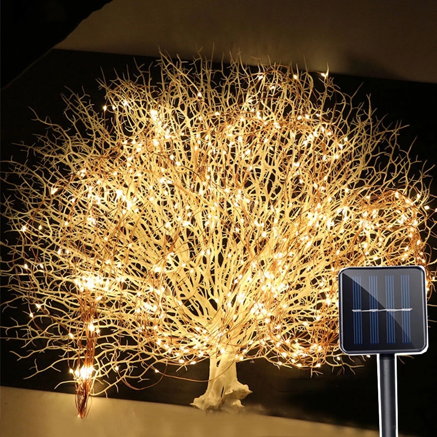 solar vines branch led string light